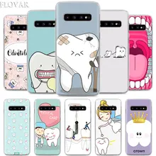 Стоматолог зубов чехол для телефона для samsung Galaxy S10e S10 плюс S7 S8 S9 Plus, Note 8, 9, 10, плюс S10 5G M20 M30 жесткий чехол Coque