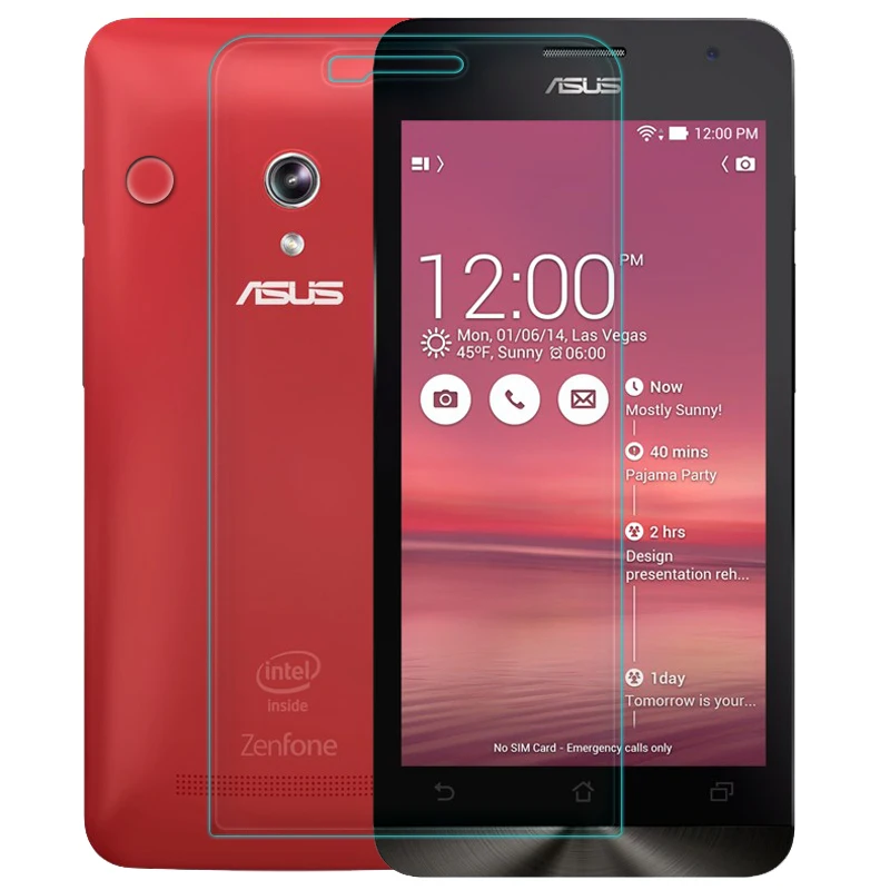 HATOLY 2 шт закаленное стекло для Asus Zenfone 2 ZE500CL ZE500kl ZE550KL ZE601KL ZE551ML экранное стекло es прозрачная защитная пленка^ <