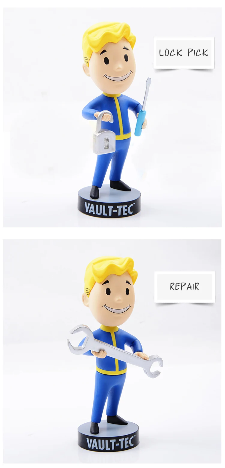 Fallout 4 Оригинальные фигурки для мальчиков, модель игрушки с розничной коробкой 13 см