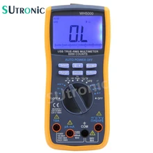 WH5000 Digital Multimeter 5999 Counts with USB Interface Auto Range with Backlight Magnet hang AC DC Ammeter Voltmeter Ohm