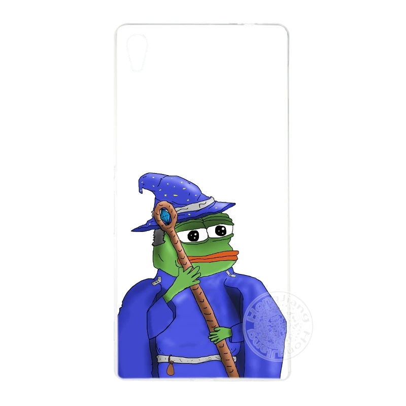 HAMEINUO Интернет мем Smug лягушка Pepe чехол для телефона sony xperia C6 XA1 XA ULTRA X XP L1 compact XR/XZ/XZS