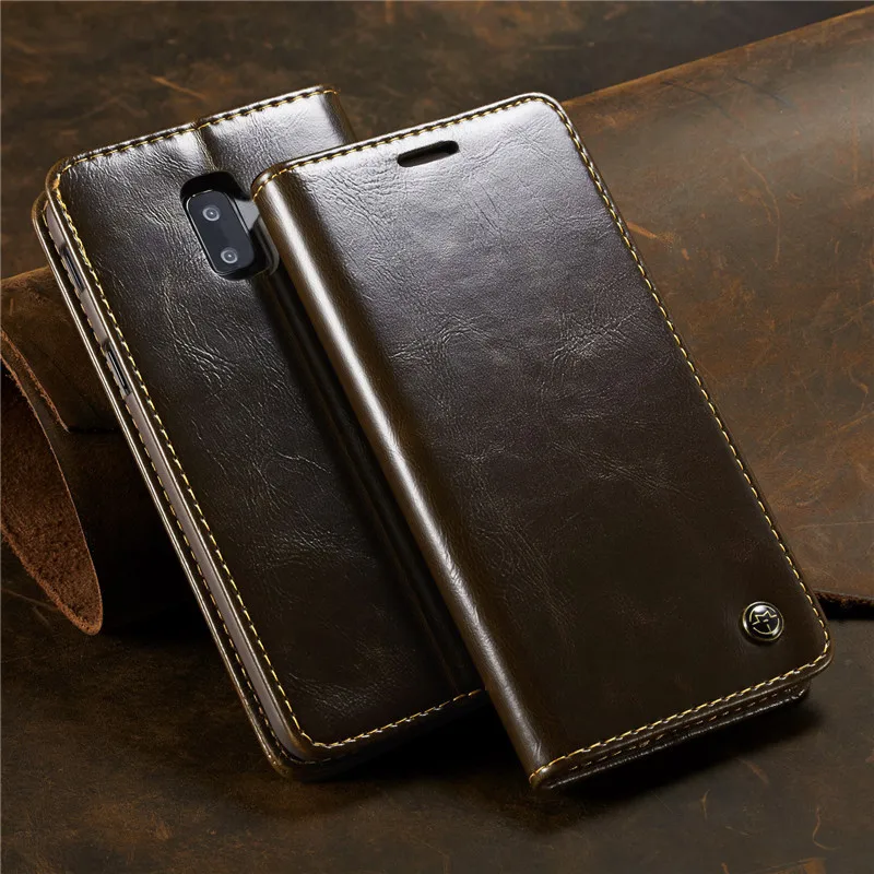 Для Sansung Galaxy J6 Plus чехол Prime Винтажный для телефона с автоматической адсорбирующей