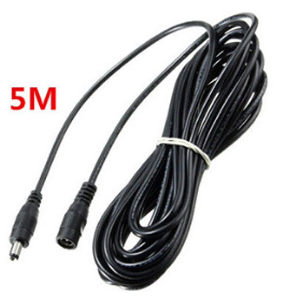 

5.5mm x2.1mm Female To Male Adapter DC Power Extension Lead Connector Cable