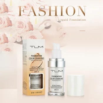 

30ml Long-Lasting Waterproof Liquid Foundation Cover Defects Control Oil Moisturizing Concealer Cream
