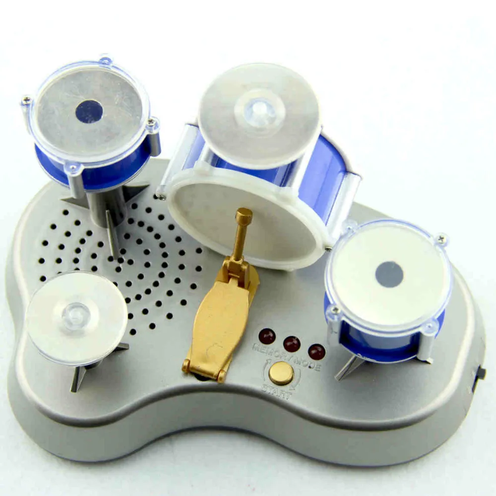 

Mini finger touch beat jazz drum battery- operate music percussion toys