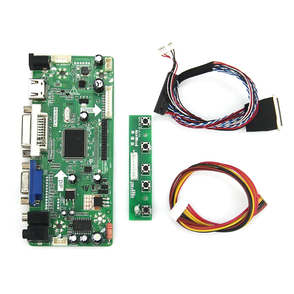 

New M.NT68676 LCD/LED Controller Driver Board For LTN160AT06 (HDMI+VGA+DVI+Audio)1366*768 PC