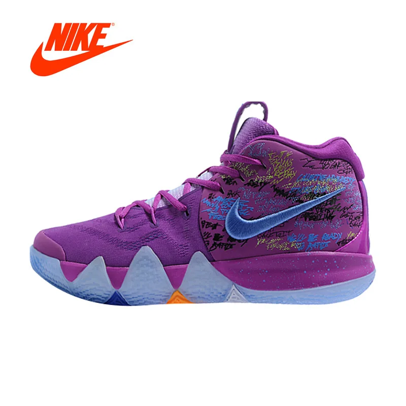 

Original New Arrival Authentic Nike Kyrie 4 Irving 4th Generation Confetti Men's Basketball Shoes Sport Sneakers AJ1691-900