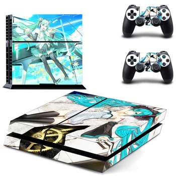 

Anime Cute Girl PS4 Skin Sticker Decal For Sony PlayStation 4 Console and 2 Controllers PS4 Skins Sticker Vinyl