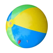 Надувной спрей мяч Игрушка Пляжный шар вода разбрызгиватель мяч водные виды спорта плавательный бассейн с игровой корзиной Дети Открытый Летний мяч игрушка