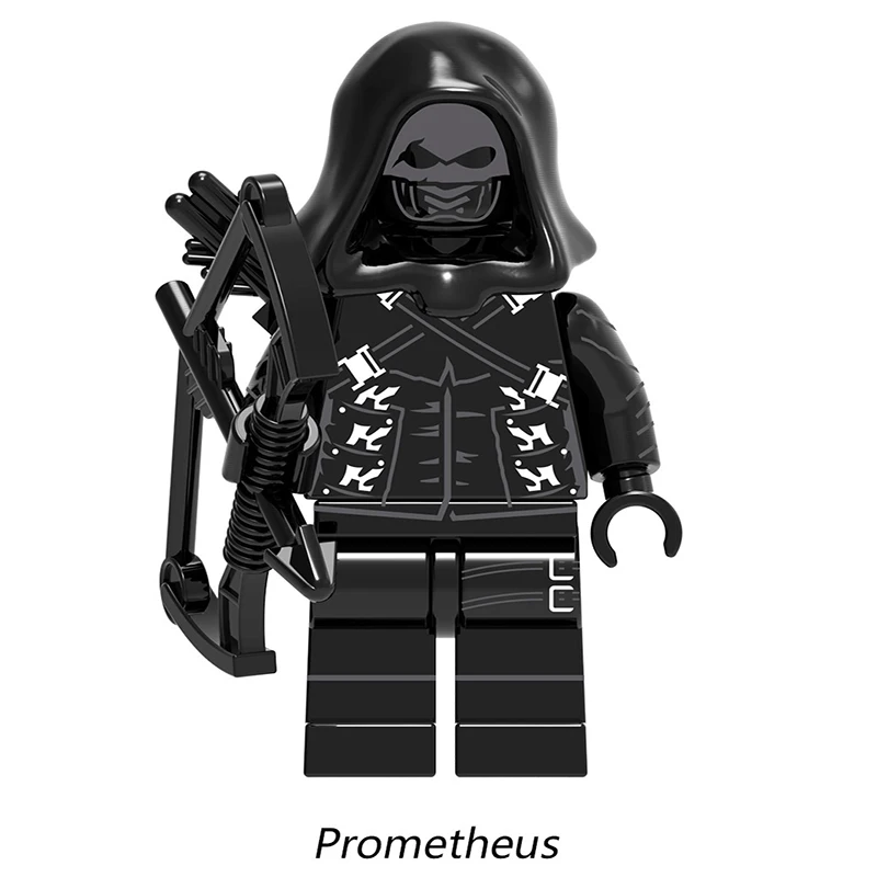 For legoings Super hero Supergirl Prometheus Atom Rick Flag Emiko legoing model building kits blocks toys The avengers FigureS