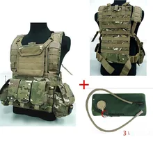 3 литра воды мешок военный USMC Тактический боевой Molle RRV нагрудная установка Пейнтбол жгут страйкбол жилет