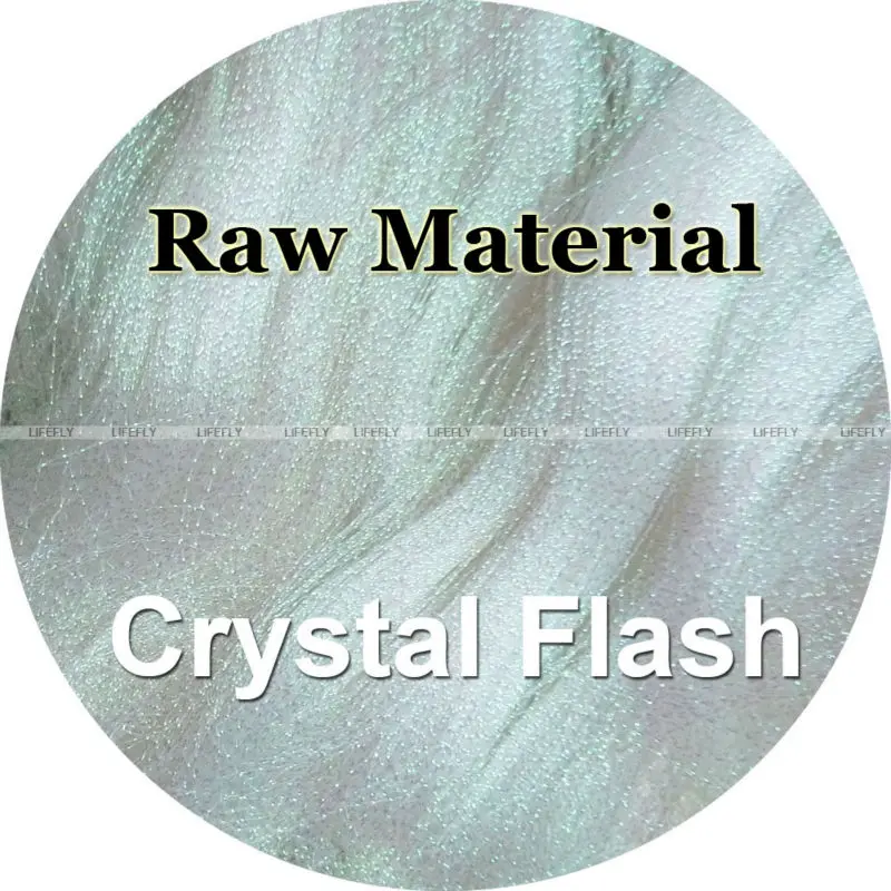 

Pearl Color, 5kg Crystal Flash Raw Material, Twisted Holographic Mylar Metallic Tinsel, Flash, Fly Jig Tying, Lure Making