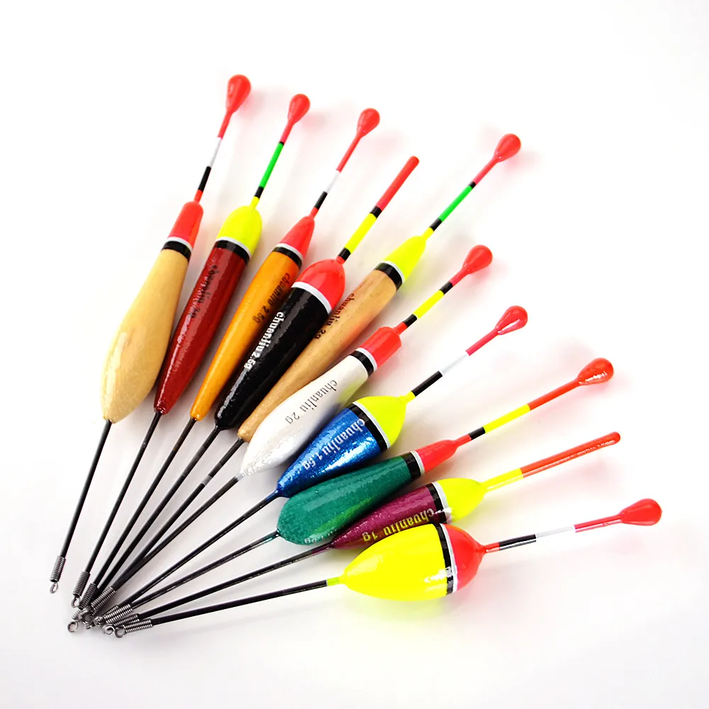 FISH KING 10PCS/Lot Mix Size Color Ice Fishing Float Bobber Set Buoy Boia Floats For Carp Fishing Tackle Accessories FISH KING 10PCS/Lot Mix Size Color Ice Fishing Float Bobber Set Buoy Boia Floats For Carp Fishing Tackle Accessories