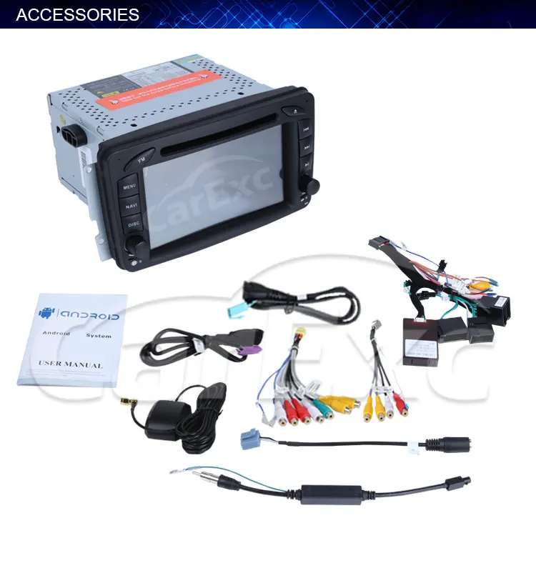 Sale Android 9.0 Two Din Octa Core Car DVD Player Stereo System For Mercedes Benz W209 W203 W463 Viano W639 Vito  WIFI Radio GPS Blu 26