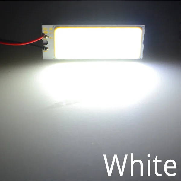 10X Белый Красный T10 Cob 36Led Автомобильные светодиодные лампы w5w C5W 194 панельные лампы Авто дверная лампа для чтения запасной купол фестон светильник BA9S DC 12v - Испускаемый цвет: Белый