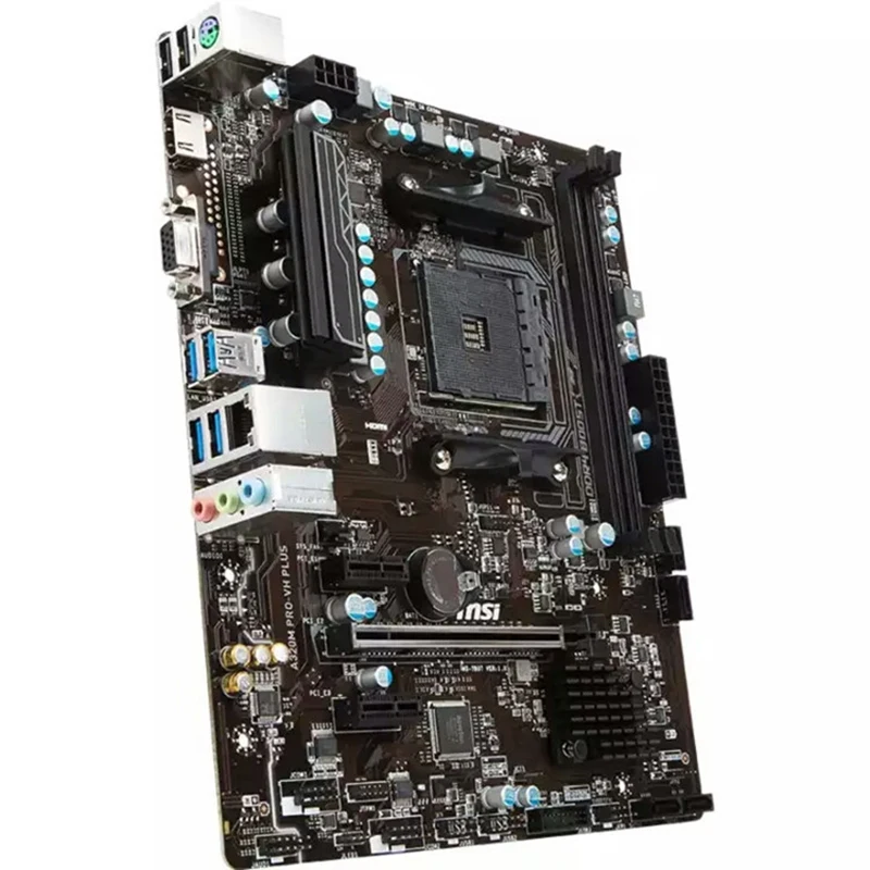 Новинка A320M PRO VH PLUS настольная системная плата AMD Socket AM4 32GB ddr4 слоты памяти Ram HDMI + VGA