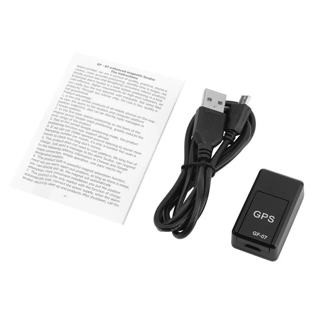 Mini GPS Tracker Car Kids Pet GSM Real Time Tracking Device Key Finder Smart Anti-lost Wearable GPRS Locator Localizador Key Tag