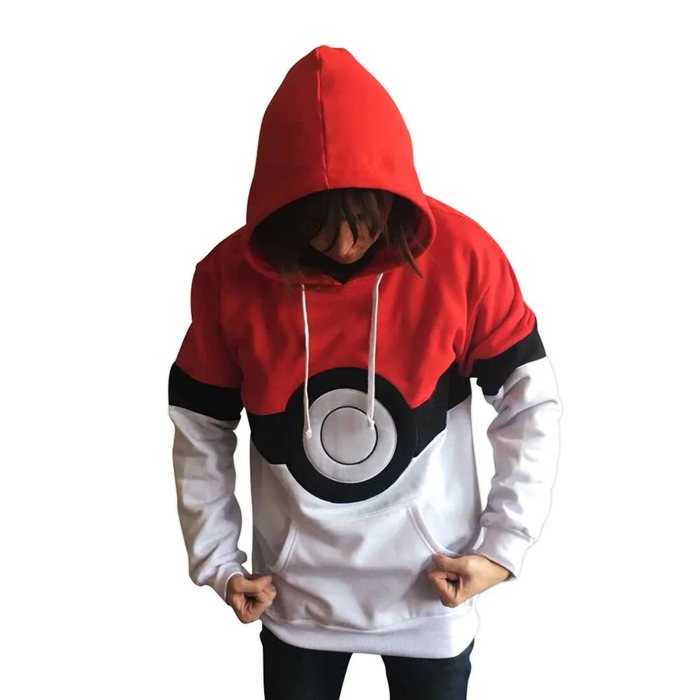 

Punk Rock 2016 New Fashion Women Pokemon Hoodies Eyes Robot Printed Men Sportwear Sweatshirts Hoodie Long Sleeves Size S-XXL