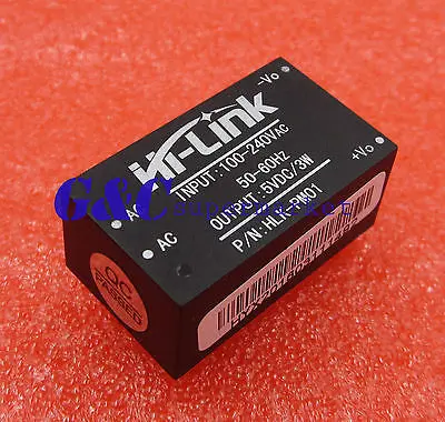 

5PCS HLK-PM01 AC-DC 220V to 5V Step-Down Power Supply Module Household Switch