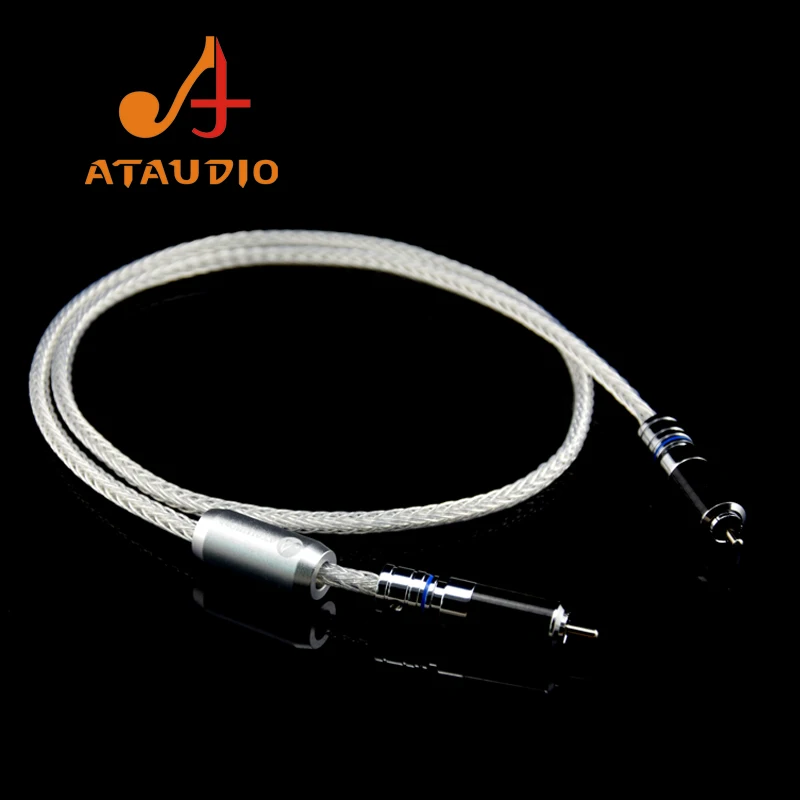 Цифровой коаксиальный кабель ATAUDIO Hi Fi с посеребренным покрытием 7N OCC 75ohm RCA|digital