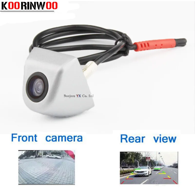 

Koorinwoo HD CCD Mini Silver Car Front camera / Rear View Camera Reversing Parking Camera Waterproof Backup Parking System