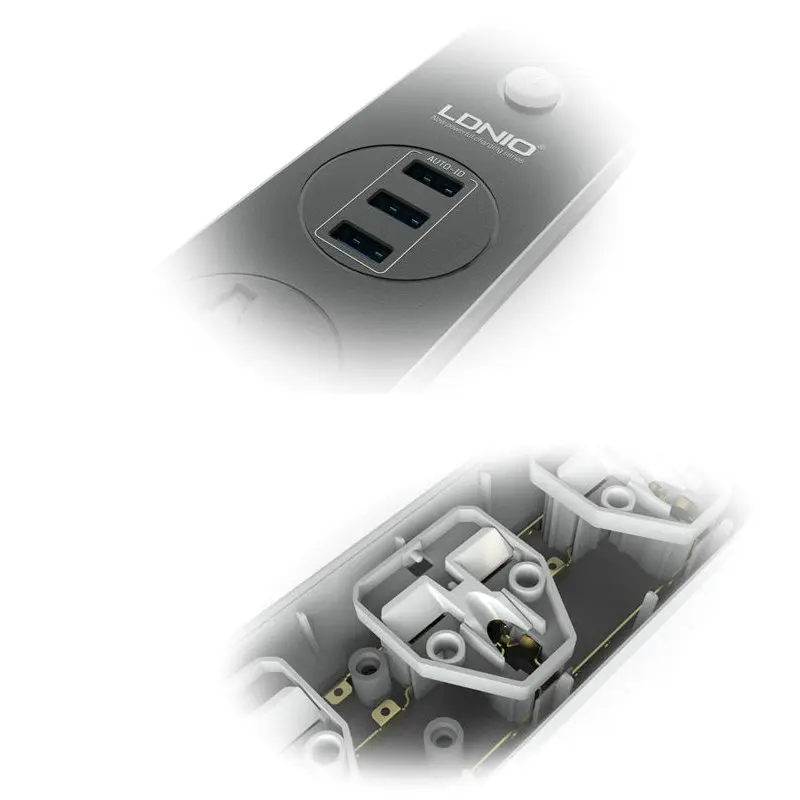 3.1A 5V 3 USB Smart Charger AC Converter Sockets 110v 220V Universal Extension Power Adapter With EU US UK Plug Cord Switch|power strip