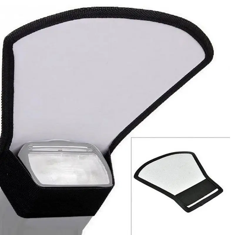 Two-Sides Flash Diffuser Softbox Silver/White Reflector for Speedlite Nikon SB-600 SB-800 SB-900 Canon 380EX 430EX 550EX 580EX |