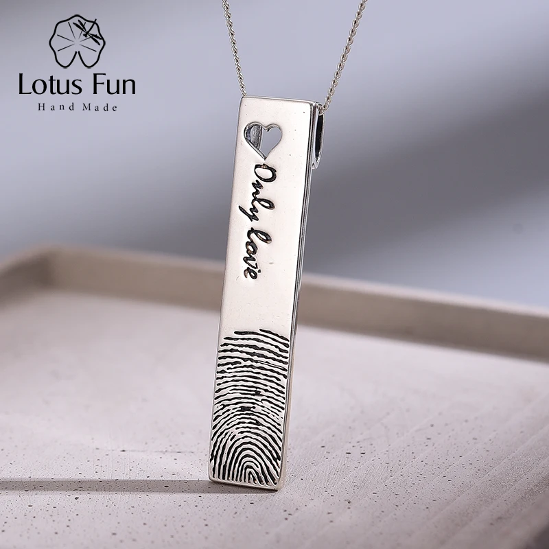 Lotus Fun Настоящее серебро 925 пробы натуральное креативное ювелирное изделие ручной