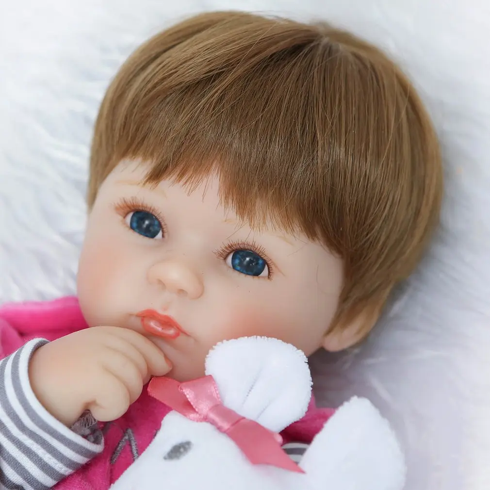 40 см силикона Reborn Baby Doll игрушка Для тела мягкий винил Куклы новорожденных магнитного рот реалистичные для девочек подарок на день рождения принцессы игрушка кукла