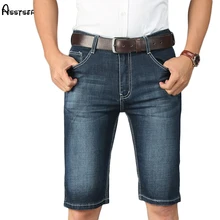 Новая популярная мужская одежда летние тонкие джинсовые Короткие талии прямые деловые свободные короткие мужские брюки джинсовые шорты D63