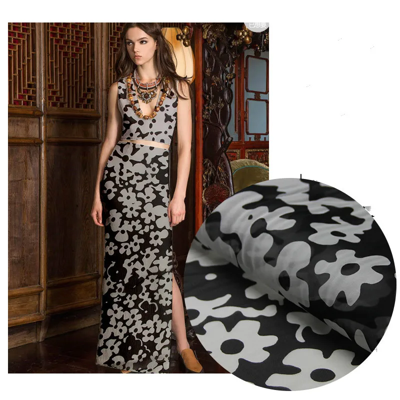 Digital printing silk fabric summer breathable silk organza fabric