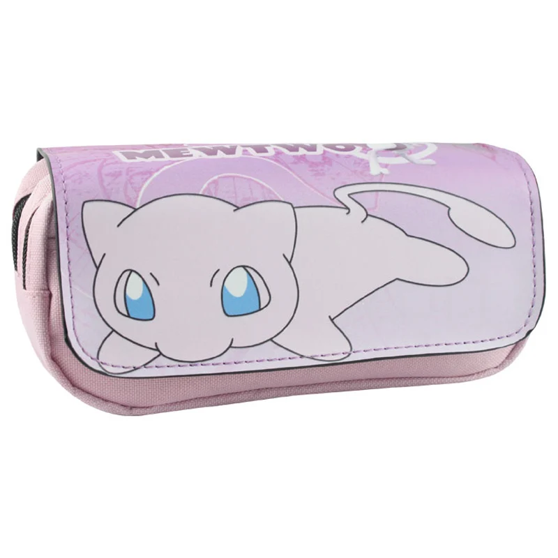 

New Arrival: Anime Pikachu Mew etc Pink Pencil Case Bag Student Stationery Pouch Makeup Cosmetic Bag (POUCH1207)