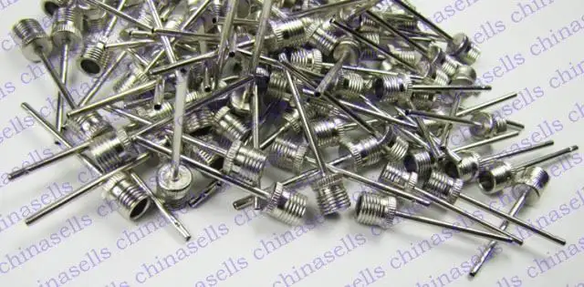10pcs Sports Ball Air Valve volleyball Basketball Football Stainless Inflation Air Inflating Pump Needle Adapter Adaptor