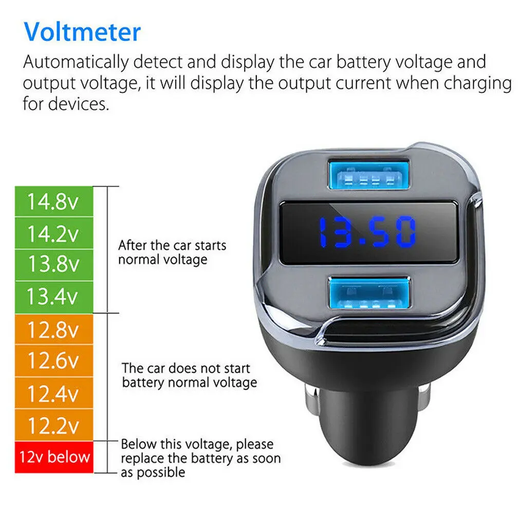 Localizador de rastreador GPS para coche dispositivo de seguimiento en tiempo Real cargador Dual USB voltímetro Localizador de rastreador GPS para coche dispositivo de seguimiento en tiempo Real cargador Dual USB voltímetro