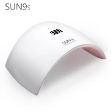 SUN9s/SUN9c 24W LED UV Lamp UV Gel Nail Dryer White Light Nail Lamp 15 PCS Double Light Curing UV Gel Nail Polish Nail Art Tools
