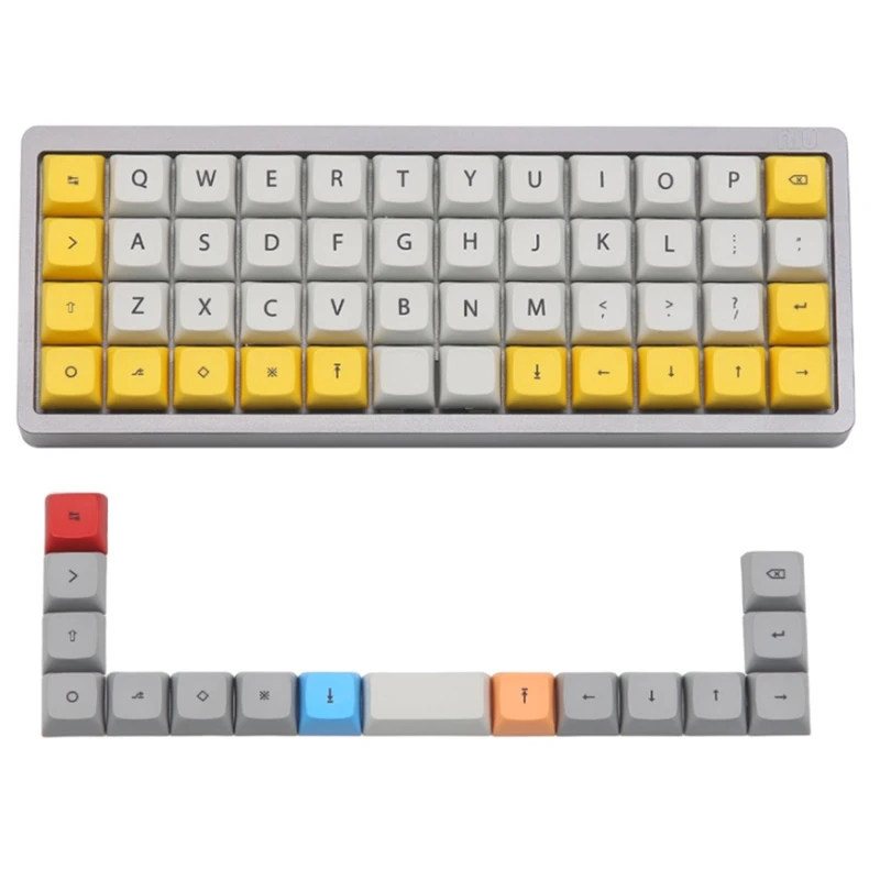 IDOBAO 40 Mechanical Keyboard Xda Keycaps Profile Dye Sub PBT 64 Keys For Cherry Mx Mini 4