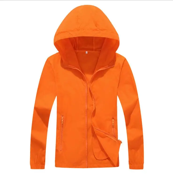 incredible  S-7XL Jackets Summer Autumn Fashion Hooded Solid Normcore Jacket Zipper Casual Coats Plus Size Outw