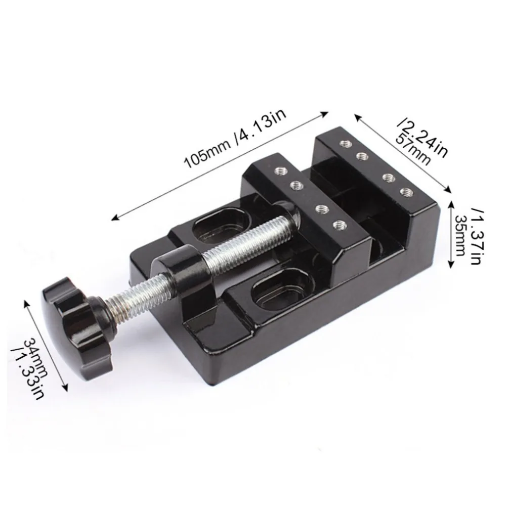 Универсальный мини скамейка тиски зажим алюминиевый сплав ореховая гайка зажим Ювелирные Клещи настольные плоскогубцы