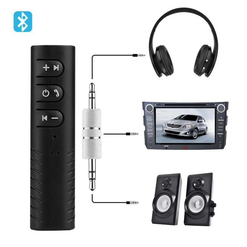 

Bluetooth Receiver Car Bluetooth AUX 3.5mm Music Bluetooth Audio Receiver Handsfree Call Car Transmitter Auto Adapter