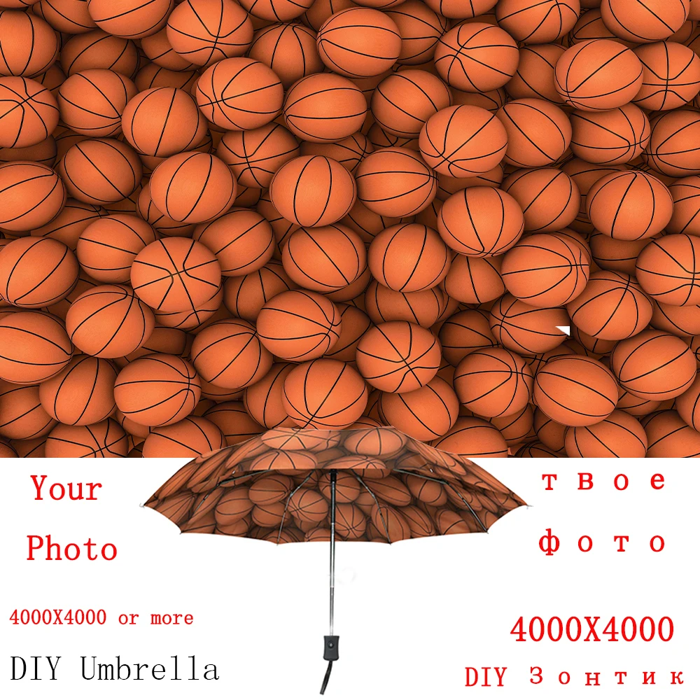 

Custom Design Folding Umbrella Women and Men Umbrella Full-automatic DIY Rain Umbrellas for Gift