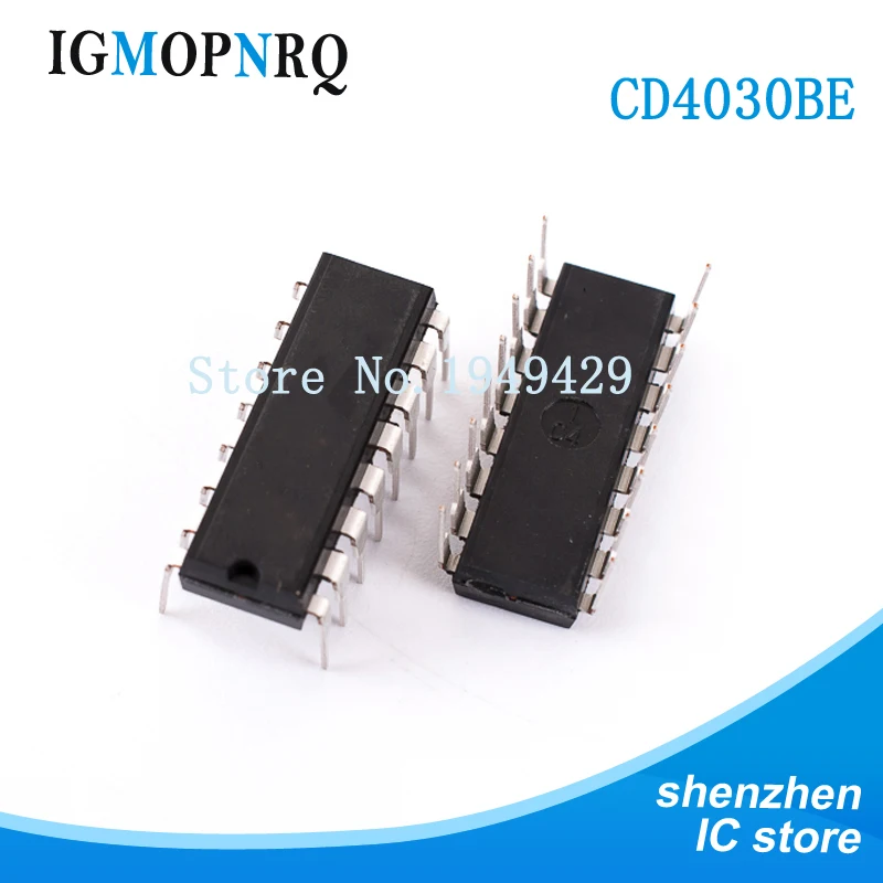 10PCS/lot CD4030BE DIP16 CD4030 Logic gate Quad Exclusive New original ...