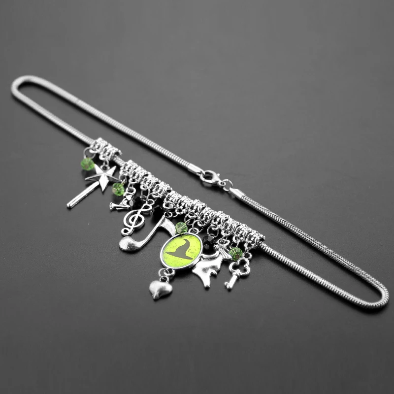 DIY Hand Stamped Wicked Charm Pendant Defy Gravity Elphaba Glinda Crystal Beads Jewelry Wicked the Musical Necklace Beauty Gift DIY Hand Stamped Wicked Charm Pendant Defy Gravity Elphaba Glinda Crystal Beads Jewelry Wicked the Musical Necklace Beauty Gift