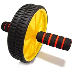 Колесо, двойное колесо, брюшное мышечное колесо, брюшное устройство, фитнес-оборудование, двухцветная губчатая ручка