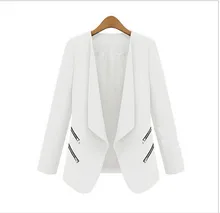 Mr.nut 2019 new personalized zip pocket Authentic Slim small suit jacket tide spring and autumn models female Mr.nut 2019 new personalized zip pocket Authentic Slim small suit jacket tide spring and autumn models female