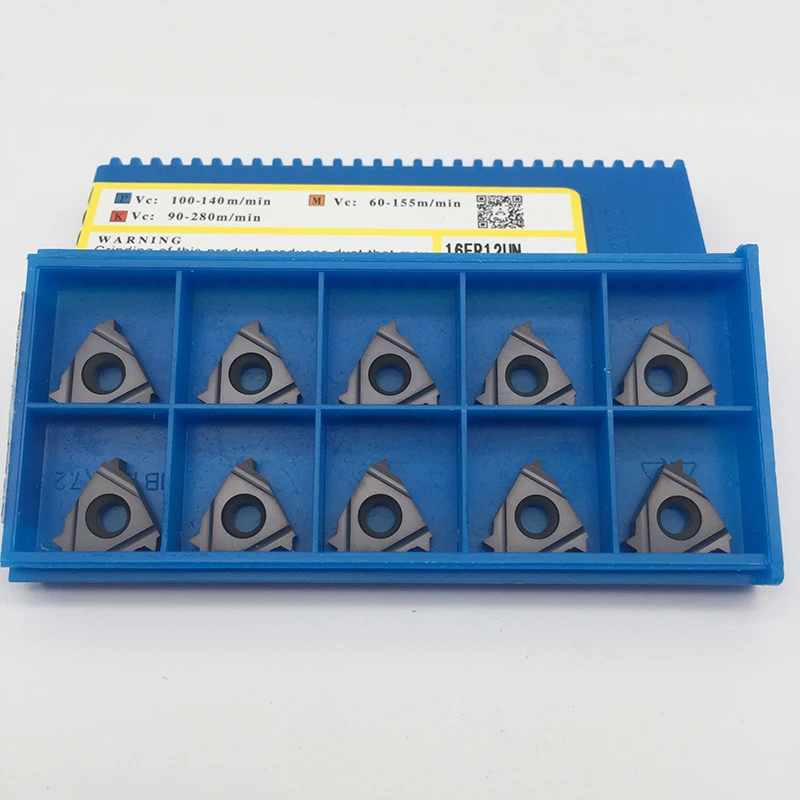 10pcs 16ER 12UN SMX35 Carbide Insert For Threading Turning Tool Boring