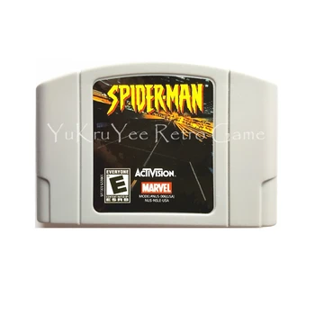 

Spider-Man Video Game Accessories Memory Cartridge Card for 64 Bit Console US NTSC Version N11