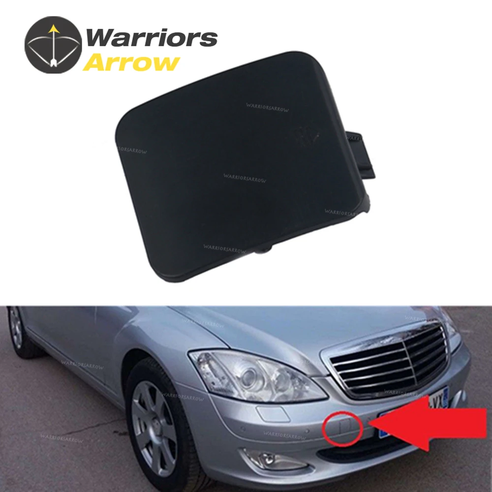 

2218850223 For Mercedes-Benz S-class W221 S320 S350 S500 S600 2006 2007 2008 2009 Primed Front Bumper Tow Eye Hook Cover Cap