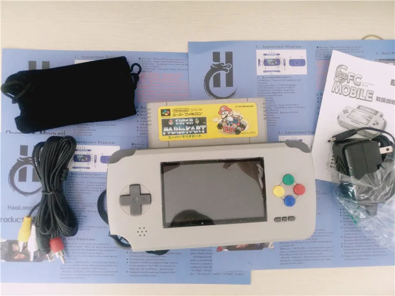 Newest For Sfc For Snes Portable Game Player For Snes Portable Game Console 4 3 Inch Screen Read Cartridge Tv Out Two Gamepad Console 4 3 Portable Game Playergame Player Aliexpress