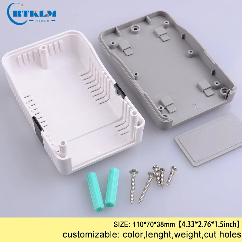 Настенный пластиковый корпус распределительная коробка abs пластик электронный проект коробка diy корпус прибора продукты 110*70*38 мм
