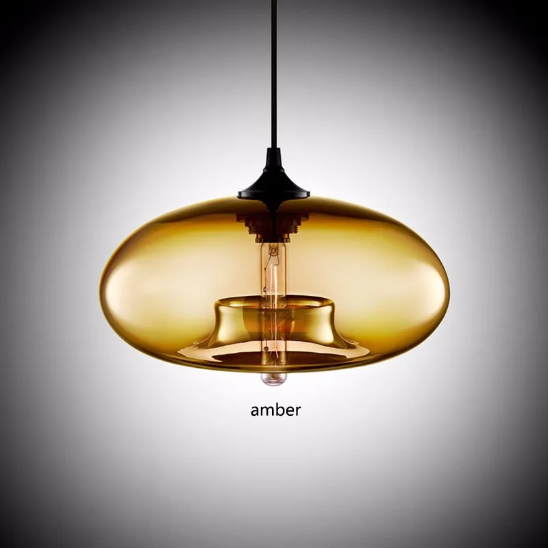 hanging glass pendant lights